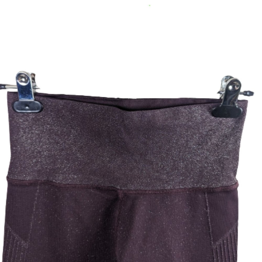 Athleta Burgundy Twilight Tight High Rise Leggings | Size XS - Picture 4 of 9